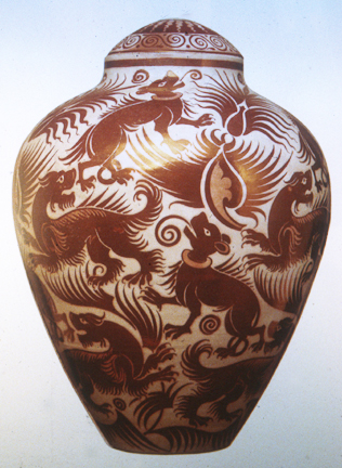 DeMorgan Luster Vase demorganluster219