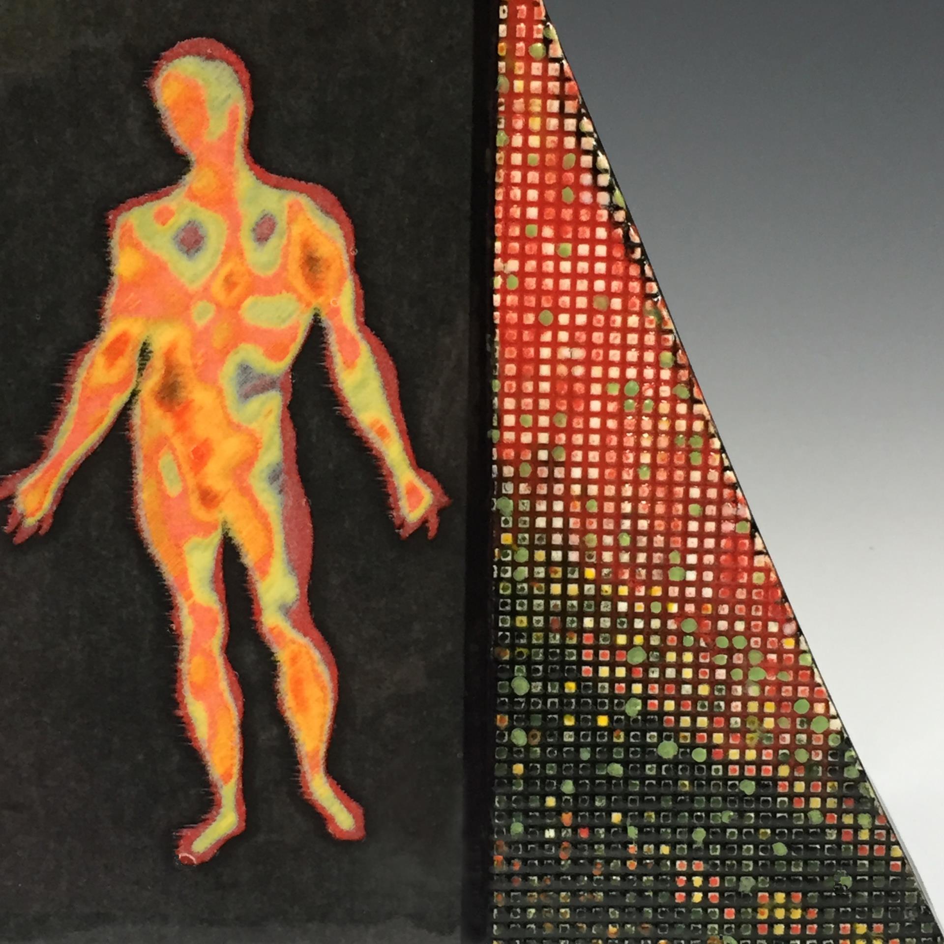Binary Man (pattern detail)