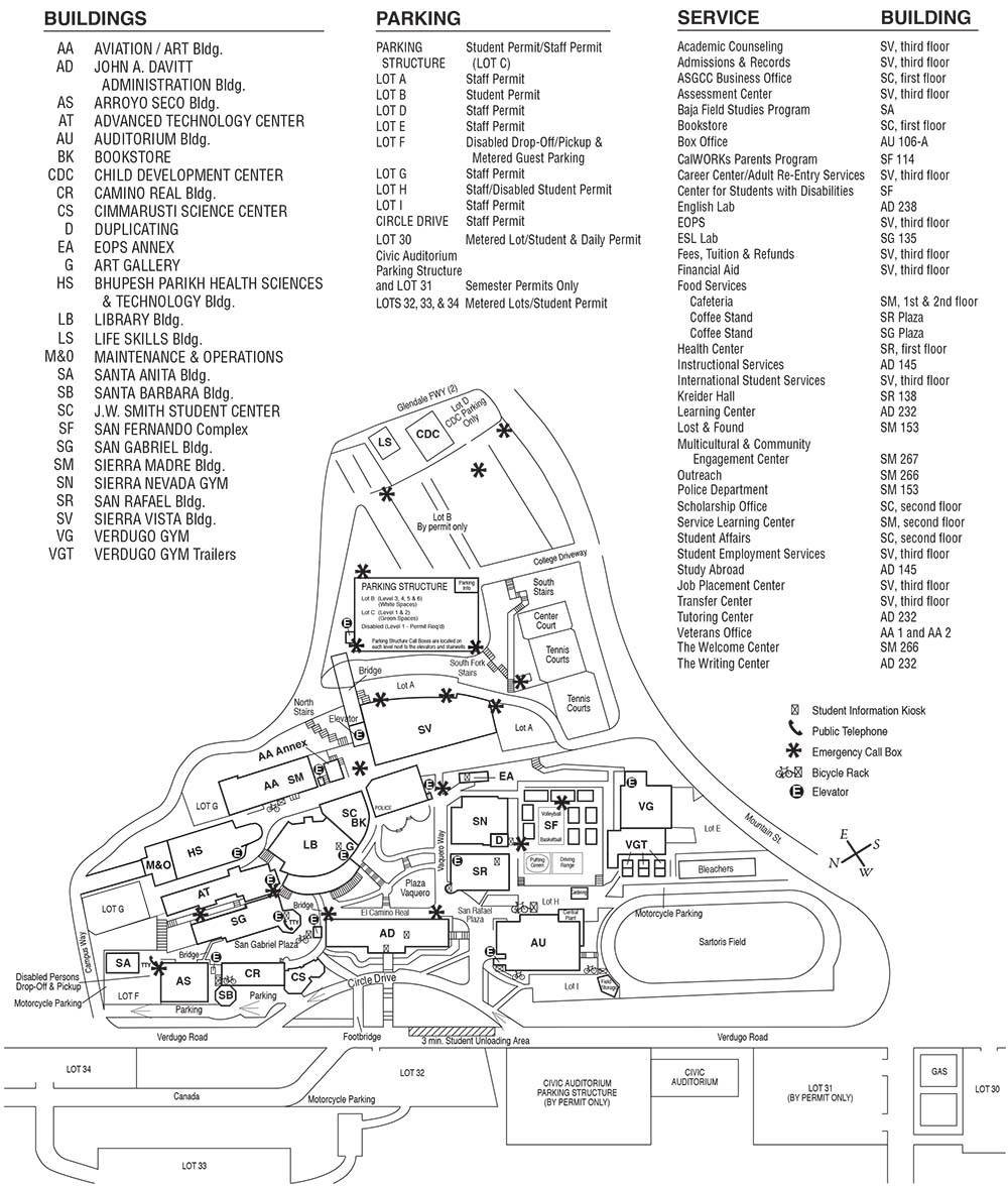 Emergency Call Box Locations