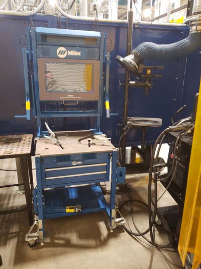 Live Arc virtual reality welding machine in Lab