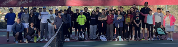 image of El Vaquero Racquet Club members at GCC tennis courts