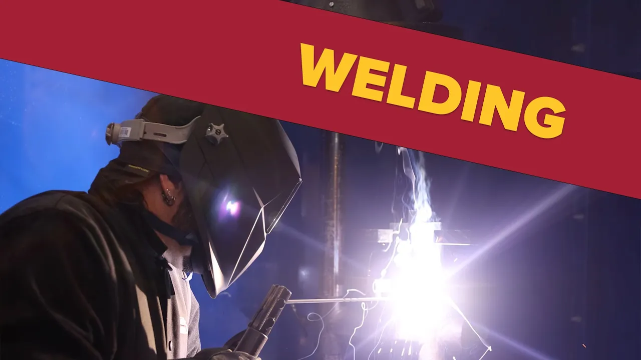 Welding student